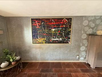 Schilderij/ kunstwerk 2x1,2 meter groot beschikbaar voor biedingen