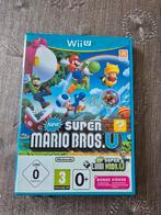 New Super Mario Bros. U + Luigi U - Wii U, Spelcomputers en Games, Eén computer, Ophalen of Verzenden, Zo goed als nieuw, Platform