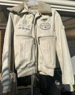 Leren dames jas nickelson Maat S   Valt groot, Kleding | Dames, Ophalen of Verzenden, Zo goed als nieuw, Wit