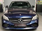 Mercedes-Benz C-klasse 160 AMG NIGHT LEER LED FACELIFT Elekt, Auto's, Automaat, Blauw, Lichtsensor, Sedan