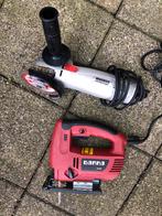 Decoupeerzaag een slijptol werkt goed, Ophalen of Verzenden, Zo goed als nieuw, Minder dan 700 watt, Haakse handslijpmachine