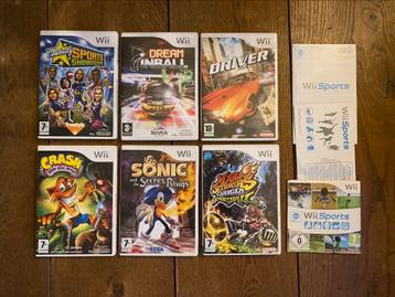 7 Wii games voor 15 euro beschikbaar voor biedingen