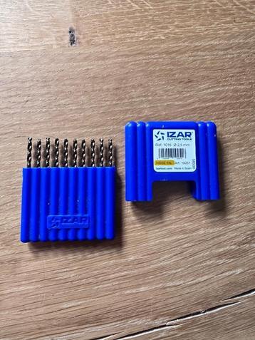Izar HSSE Cobalt Boren 2,5 mm – Nieuw (Set van 10 stuks)  beschikbaar voor biedingen