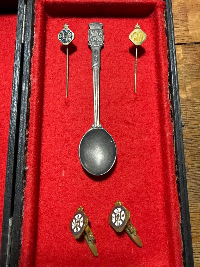 ANWB theelepeltje Manchetknopen & Pins, Ophalen of Verzenden