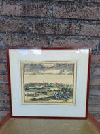 Oude stadszicht van Amersfoort stad litho vintage brocante, Ophalen