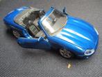 Jaguar xk8 modelauto 1:24 maisto blauw metalic 19,5 x 7,5 cm, Hobby en Vrije tijd, Gebruikt, Ophalen of Verzenden, Auto, Maisto