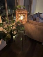 Bamboe lamp, Huis en Inrichting, Lampen | Vloerlampen, Ophalen, 100 tot 150 cm, Bohemian, Zo goed als nieuw