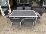 Tuinset, Tuin en Terras, Tuinsets en Loungesets, Ophalen, Kunststof, Gebruikt, 6 zitplaatsen