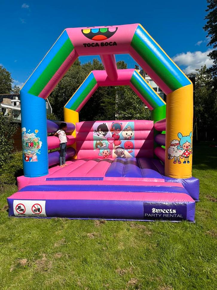 Springkussen te koop, Hobby en Vrije tijd, Feestartikelen | Verhuur, Zo goed als nieuw, Overige, Ophalen