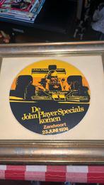 De John player speciaals stikker ingelijst, Verzamelen, Ophalen of Verzenden, Zo goed als nieuw, Overige typen