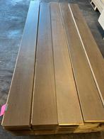 Eiken vloer 42m2 multivloer 18cm breed 1,8cm dik toplaag 6mm, Ophalen, Gebruikt, 2e hands onbekend, Onbekend
