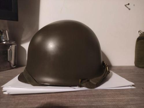 Originele m1/M53 helm met binnenhelm, Verzamelen, Militaria | Algemeen, Landmacht, Helm of Baret, Nederland, Ophalen of Verzenden