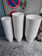 Partij bloempotten plastic bloempotten, Ophalen, Kunststof, Gebruikt, Rond