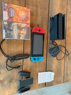 Nintendo Switch met diverse games, Ophalen, Zo goed als nieuw, Met 1 controller, Switch Original
