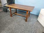 fraaie massief eiken tafel met gedraaide poten( 500608), Antiek en Kunst, Ophalen
