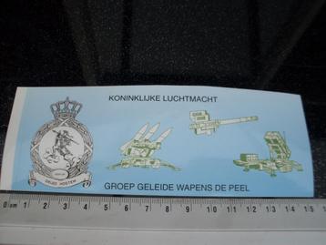 sticker groep geleide wapens de peel koninklijke luchtmacht  beschikbaar voor biedingen