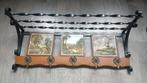 Vintage kapstok met tegels, Wandkapstok, Gebruikt, Ophalen of Verzenden, Minder dan 100 cm