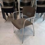 52 x stapelstoelen kantine stapelbare partij stoelen, Ophalen, Gebruikt, Bruin, Vijf, Zes of meer stoelen