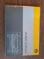 Origineel instructieboekje Opel Ascona C + bijvoegsel, Ophalen of Verzenden