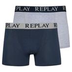 Partij 2-pack Replay boxershorts voor heren, NHP International, Overige kleuren, Sales@nhp-international.com, Lange voren 21A