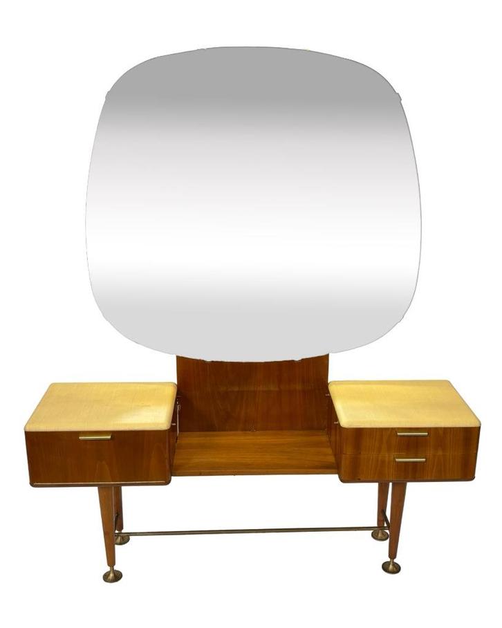 Vintage Patijn Poly-Z, Zijlstra Joure Kaptafel wandmeubel, Huis en Inrichting, Tafels | Kaptafels, Gebruikt, Minder dan 100 cm