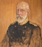 Olieverfschilderij – portret van officier, begin 20e eeuw, Antiek en Kunst, Kunst | Schilderijen | Klassiek, Ophalen of Verzenden