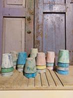 Gerecyclede bekers *molenaarsbrocante*, Huis en Inrichting, Keuken | Servies, -, -, Nieuw, Ophalen of Verzenden