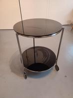Prachtig design bijzettafeltje, Huis en Inrichting, Tafels | Bijzettafels, Minder dan 55 cm, Rond, Ophalen, 45 tot 60 cm