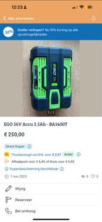 EGO 56V Accu 2.5Ah - BA1400T, Ophalen of Verzenden, Gebruikt