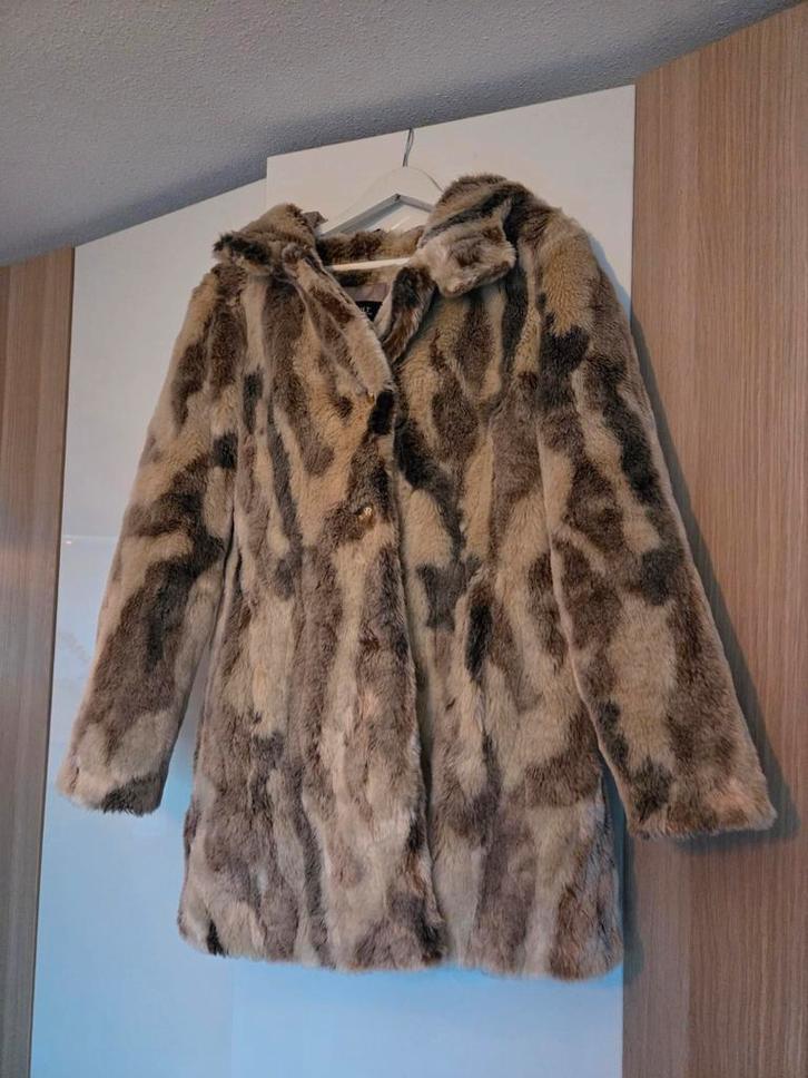 Beaumont Amsterdam Fake Fur Jas, Kleding | Dames, Jassen | Winter, Zo goed als nieuw, Maat 38/40 (M), Beige, Ophalen of Verzenden