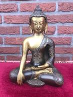 mooie bronzen medicijn-Boeddha, Tibet, Huis en Inrichting, Woonaccessoires | Boeddhabeelden, Ophalen of Verzenden