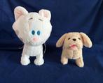 Buurpoes Woezel en Pip + Hondje -Lopen en maken geluid, Ophalen, Gebruikt