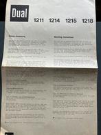 Dual montage instructies, Ophalen of Verzenden, Dual
