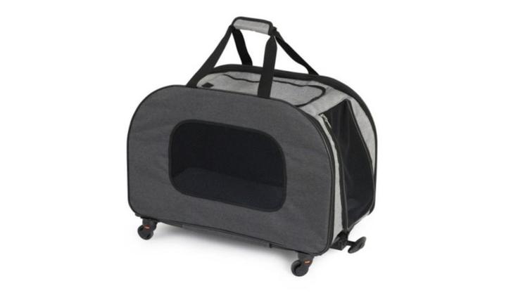 Honden trolley grijs/zwart, Dieren en Toebehoren, Honden-accessoires, Nieuw, Ophalen of Verzenden