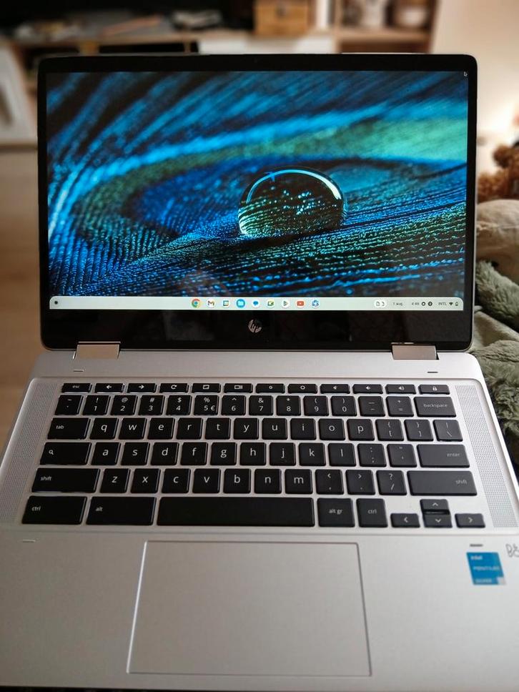 HP Chromebook Plus x360 14 inch - Zo goed als nieuw!, Computers en Software, Chromebooks, Zo goed als nieuw, 14 inch, 8 GB, 256 GB of meer