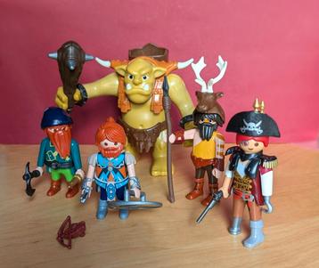 Playmobil - helden en avonturiers + reuzentroll! beschikbaar voor biedingen