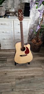 Morgan W670SCE Semi-Akoestische Gitaar + Tas/Standaard, Muziek en Instrumenten, Snaarinstrumenten | Gitaren | Akoestisch, Ophalen