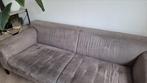 Grijze Stoffen Bank - VT wonen., Huis en Inrichting, Banken | Bankstellen, Ophalen, Gebruikt, Driepersoons, 75 tot 100 cm