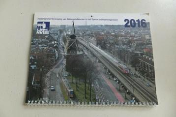 NVBS Kalender 2016 Nederlandse spoorwegen trein tram NS TOP beschikbaar voor biedingen