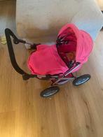 Stevige roze poppenwagen met pop die praat, Ophalen of Verzenden, Zo goed als nieuw, Babypop