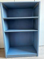 Blauwe Wedeka kast met planken, Ophalen, Met plank(en), Gebruikt, 100 tot 150 cm