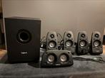 Logitech z506 5.1 speakerset, Ophalen of Verzenden, Gebruikt, Audiokanaal 5.1, Logitec