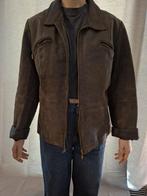 Bruine dames suede leren Blazer/ jas/ jacket maat 42, Bruin, Yessica, Maat 42/44 (L), Ophalen of Verzenden