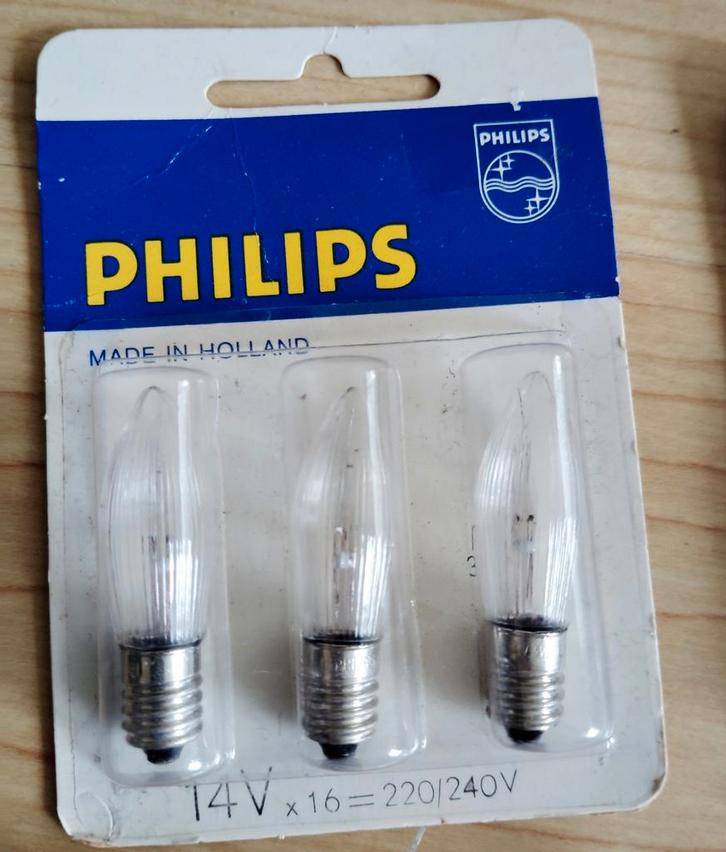 Reservelampjes voor vintage kerstverlichting, Diversen, Kerst, Zo goed als nieuw, Ophalen of Verzenden