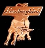 Lamborghini pin- goudkleur (2), Verzamelen, Speldjes, Pins en Buttons, Verzenden, Nieuw, Transport, Speldje of Pin
