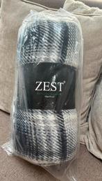 Zest fleecedeken – zwart-wit gemêleerd – 130x170 cm, Ophalen of Verzenden, Nieuw