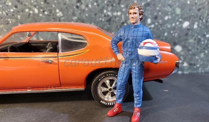 Diorama figuur Racing Legend 80s B AD487 1:18, Hobby en Vrije tijd, Modelauto's | 1:18, Nieuw, Auto, Overige merken, Verzenden