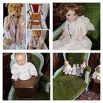 Wegens opruiming antieke speelgoed poppen  verzameling, Antiek en Kunst, Ophalen