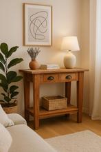 Houten kastje, Huis en Inrichting, Tafels | Sidetables, Ophalen, Gebruikt, 50 tot 100 cm, 25 tot 50 cm