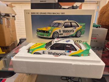 Autoart Millennium 1:18 BMW M3 E30 Grand Prix Macau 1991 beschikbaar voor biedingen